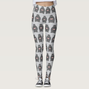 Leggings Conception Hippopotame Vous Choisissez la Couleur