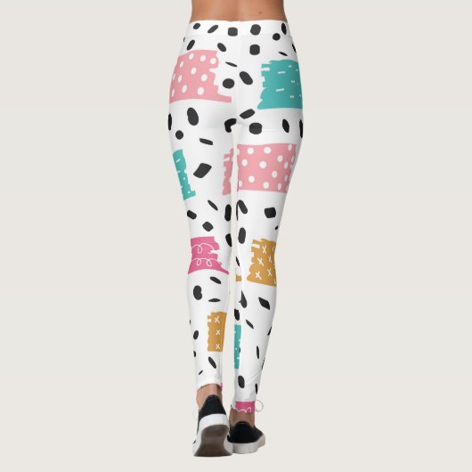 Leggings Conception moderne de bande Washi (Dos)