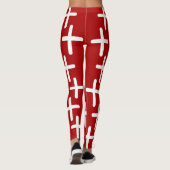 Leggings Conception motif croisée chrétienne (Dos)