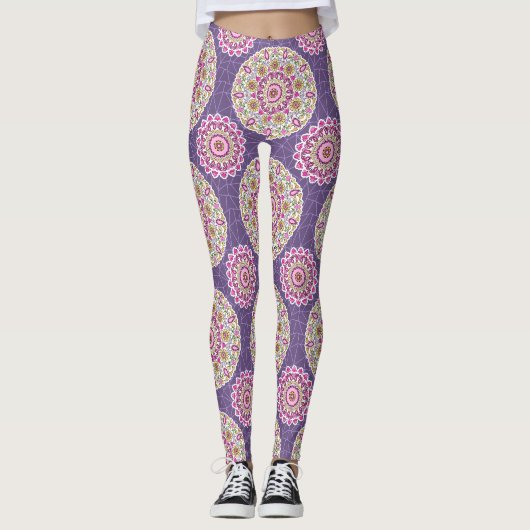 Leggings conception motif d'allocation (Devant)