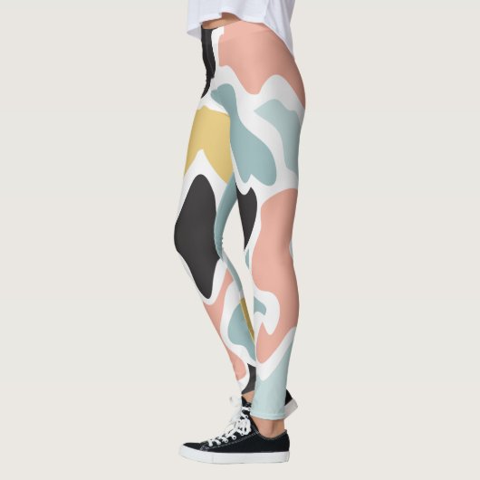 Leggings Conception motif irrégulière (Gauche)