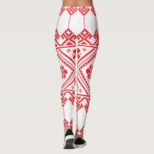 Leggings Conception nationale de l'Ukraine de personnaliser (Dos)