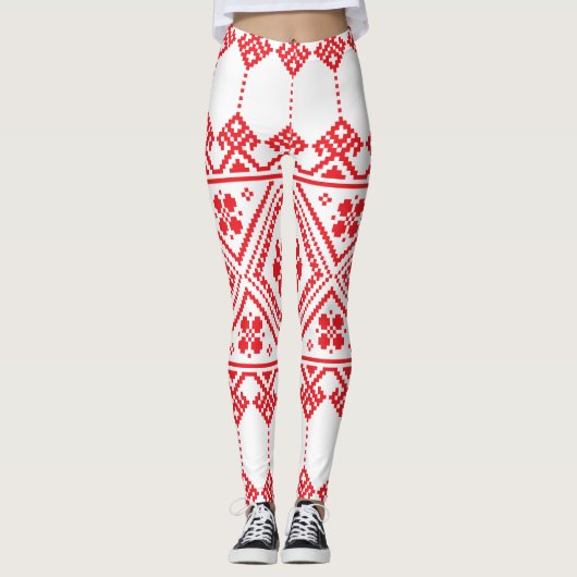 Leggings Conception nationale de l'Ukraine de personnaliser (Devant)