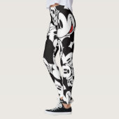 Leggings Conception noir et blanc (Gauche)