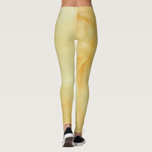 Leggings Conception Or Jaune (Dos)