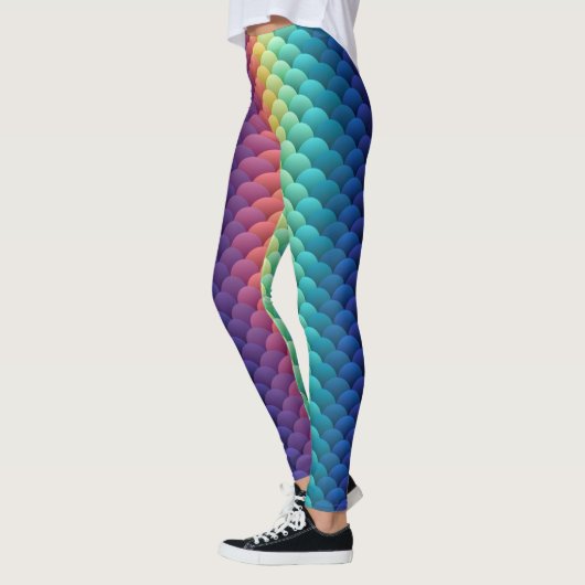 Leggings Conception originale de Daks de yaks - 'mardi gras (Gauche)