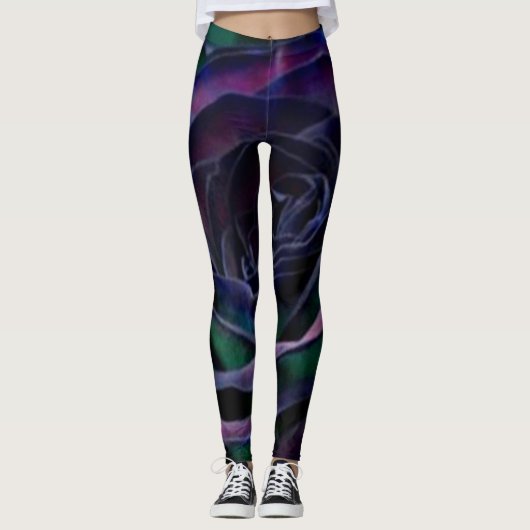 Leggings Conception Rose violet foncé (Devant)