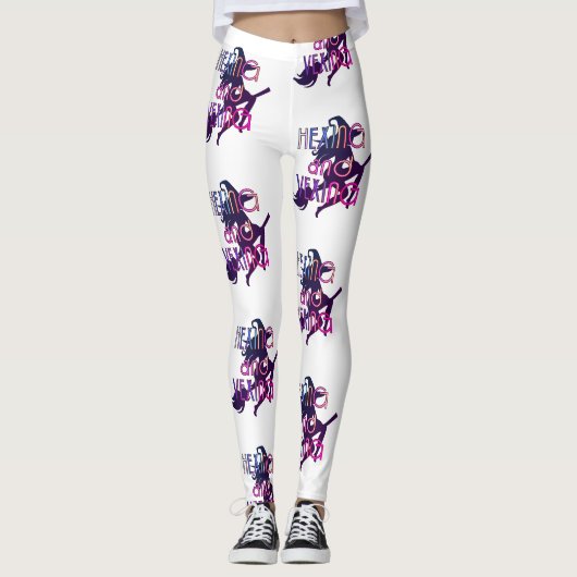 Leggings Conception sorcière HEXING AND VEXING (Devant)