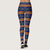 Leggings Conception tordue d'abrégé sur formes (Dos)