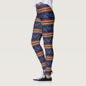 Leggings Conception tordue d'abrégé sur formes (Gauche)