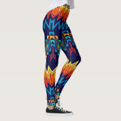 Leggings Conception tribale d'abrégé sur conception (Droite)