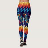 Leggings Conception tribale d'abrégé sur conception (Dos)