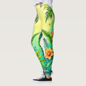 Leggings Conception Tropical Jungle Lush Paradise (Gauche)