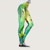 Leggings Conception Tropical Jungle Lush Paradise (Droite)