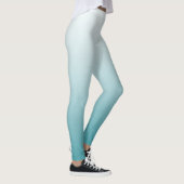 Leggings Conception Turquoise et abstraite de l'ombre (Droite)