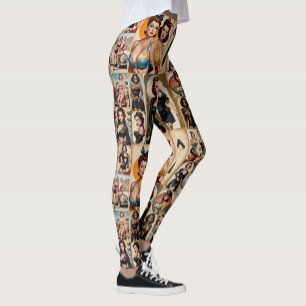 Leggings Conception vintage Classic Pin-up Girls Collection