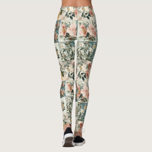Leggings Conception vintage de l'appareillage (Dos)