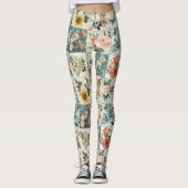 Leggings Conception vintage de l'appareillage (Devant)
