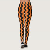 Leggings Conception Zigzag Orange Vous Choisissez la Couleu (Dos)