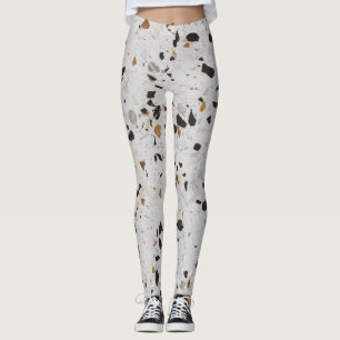 Leggings Concert Terrazzo : Conception abstraite Vintage