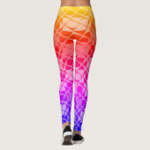 Leggings Concevez votre propre Poster de animal arc-en-ciel (Dos)
