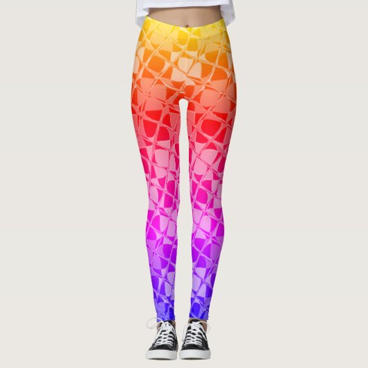 Leggings Concevez votre propre Poster de animal arc-en-ciel (Devant)