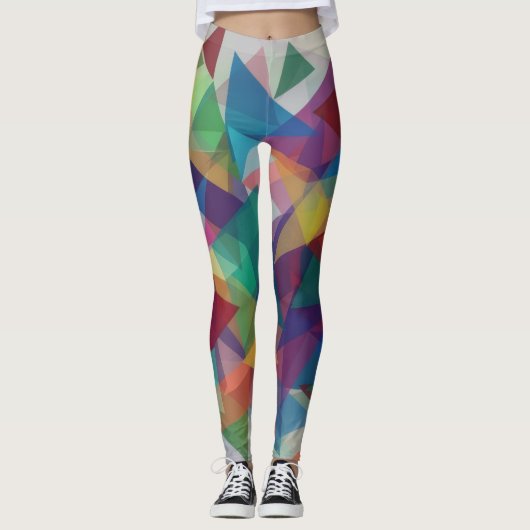 Leggings Conçu en triangle (Devant)