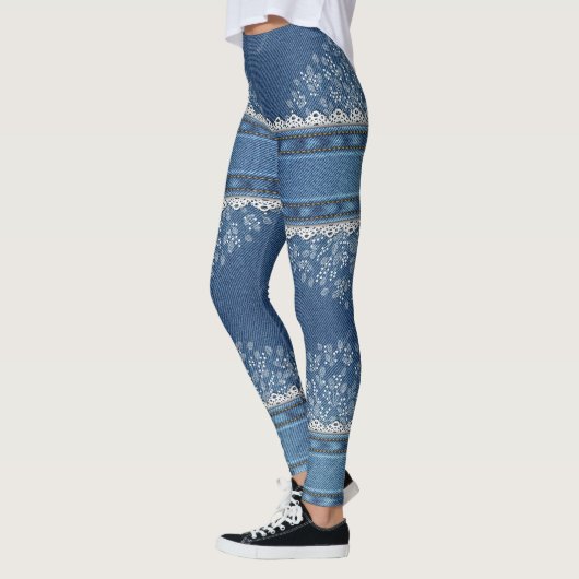 Leggings conçus par Denim (Gauche)
