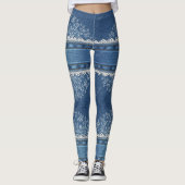 Leggings conçus par Denim (Devant)