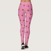 Leggings Cône de crème glacée au chocolat (Dos)
