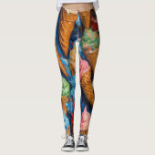 Leggings Cône de crème glacée souple (Devant)