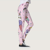 Leggings Cônes de crème glacée mignonne (Droite)