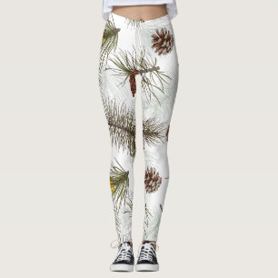 Leggings Cônes de pin d'automne