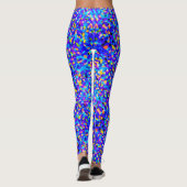 Leggings Confetti bleu (Dos)