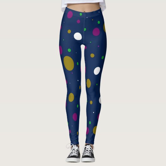 Leggings Confetti chromatique (Devant)