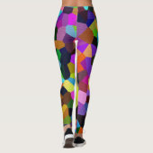 Leggings Confetti dans les tons bijoux (Dos)