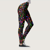 Leggings Confetti du réveillon du Nouvel An (Droite)