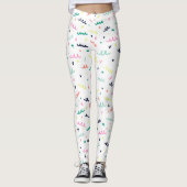 Leggings Confettis de Memphis (Devant)