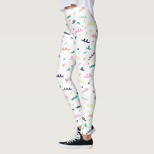 Leggings Confettis de Memphis (Gauche)