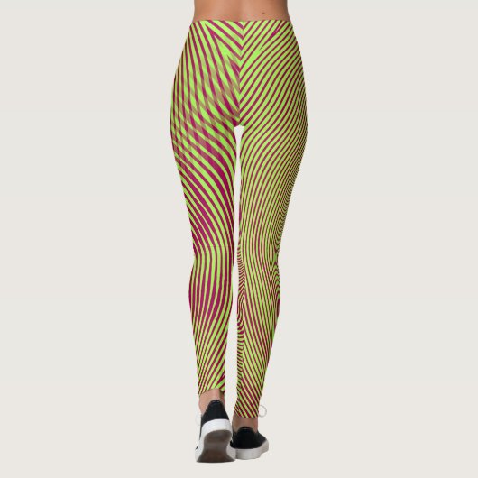 Leggings confusing hypnotic swirl (Dos)