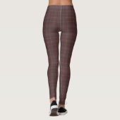 Leggings Congo Brown and Spicy Mix Plaid (Dos)
