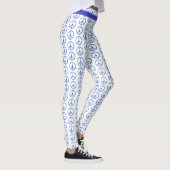 Leggings Connexion Paix en bleu (Droite)
