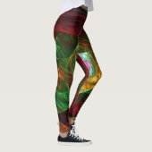 Leggings Connexions dynamiques Art Abstrait (Droite)