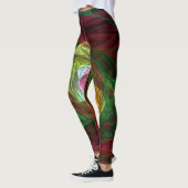 Leggings Connexions dynamiques Art Abstrait (Gauche)