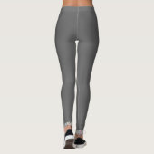 Leggings Conseils de Herringbone - gris med (Dos)