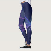 Leggings Constellation, Art Fractal Abstrait Fantastique (Gauche)