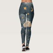 Leggings Constellation céleste Motif d'étoiles (5) (Dos)
