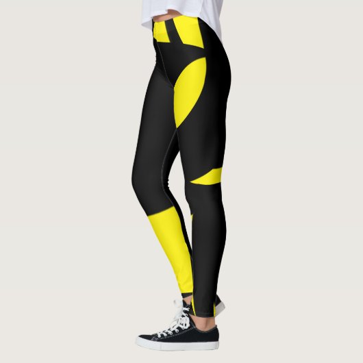 Leggings Contemporain Jaune / Noir (Gauche)