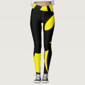 Leggings Contemporain Jaune / Noir (Devant)