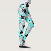 Leggings Contour Hawaii Tropical Lily et Protea Floral (Droite)